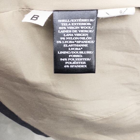 Ann Taylor Virgin Wool Gray Button Blazer Jacket Women's Size 8 - Picture 4 of 4